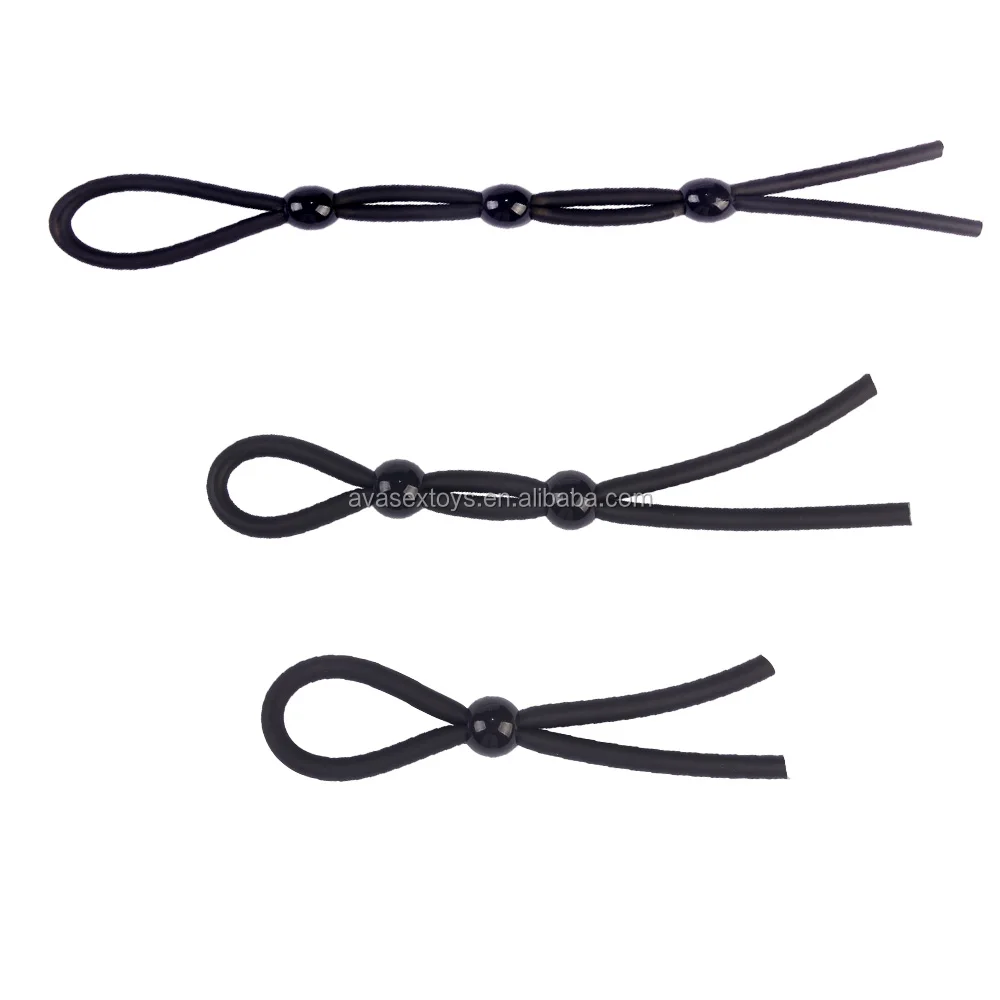 Delay Ejaculation Cock Rings Latex Adjustable Penis Ring for Men  Erotic Sex Toys