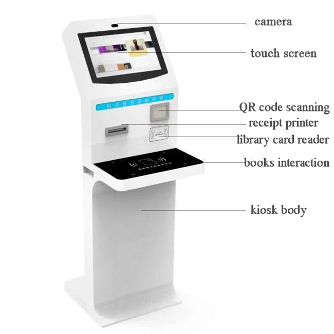 Self Service Library Book Returning Machine Kiosk