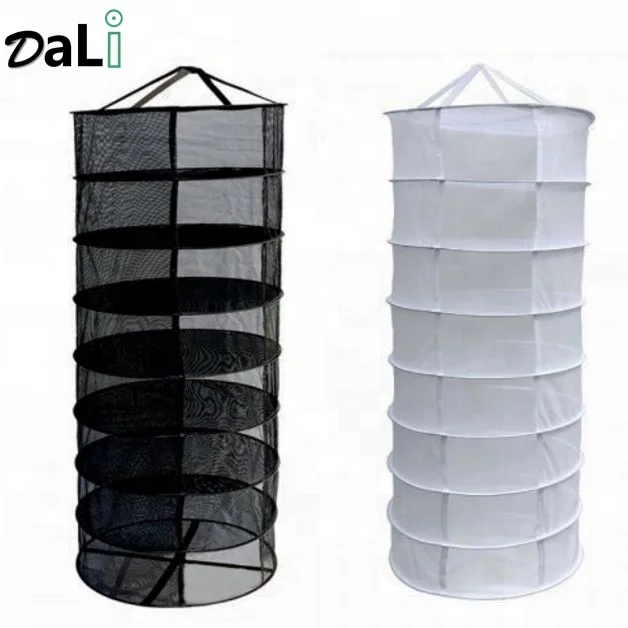 Гидропонная подвесная сухая стойка для выращивания 8 ярусов сушильная сетка для выращивания трав