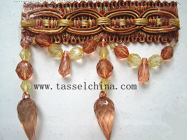 
Лидер продаж 2013, бахрома с бусинами в форме капли для штор 