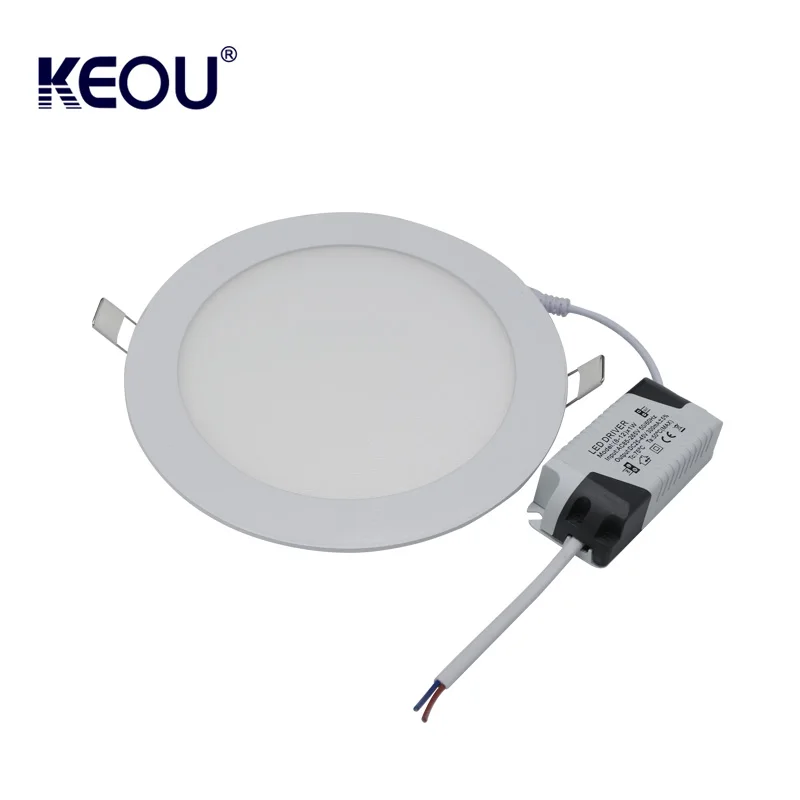 Hot Dimmable 6W/9W/12W/15W/18W/24W LED Recessed Ceiling Panel Down Lights