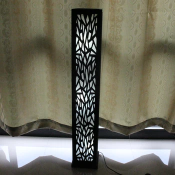 2018 Floor Standing Lamp, Wooden LED Tripod Floor Lamp in Brown Color