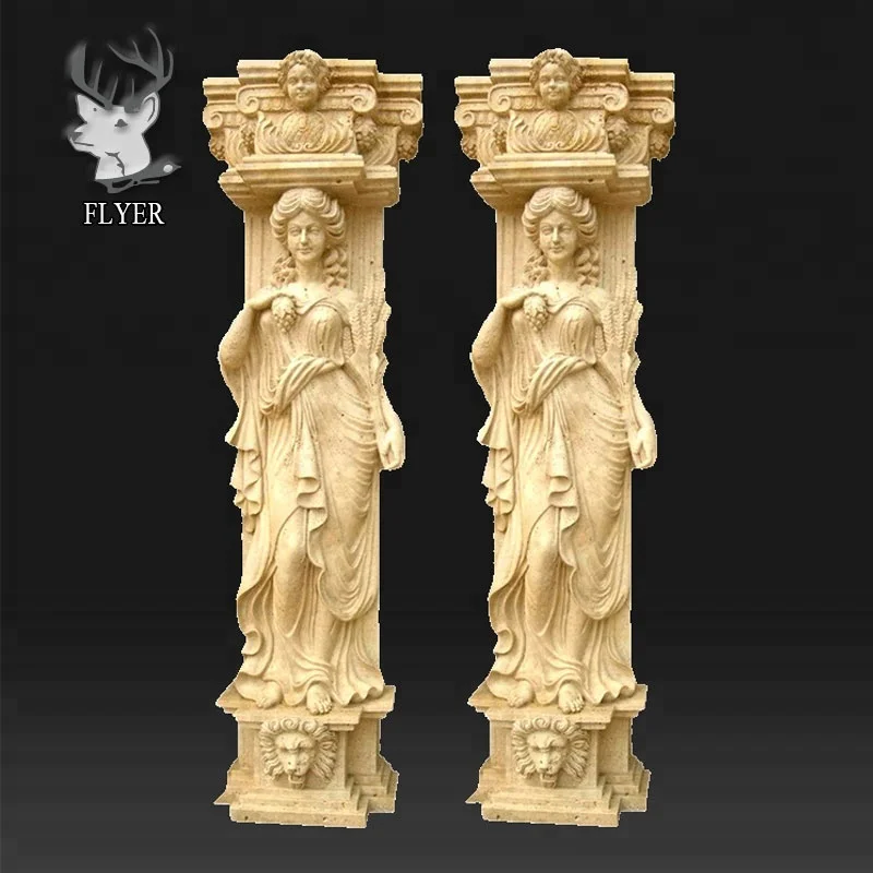 雕花建筑装饰大理石柱子和柱子| Alibaba.com