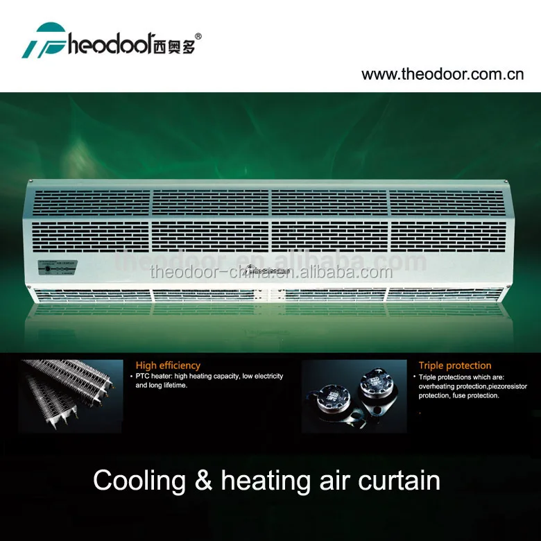 Made in China  Cooling and Heating Air Curtain Over Door AC Fan With ISO CE Certificates