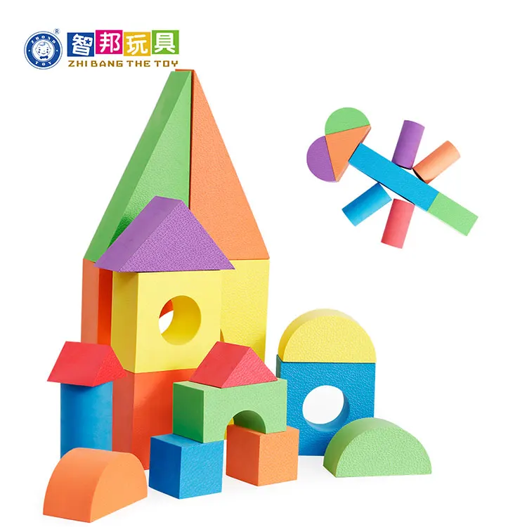 Дошкольного образования игрушки цвет пены EVA дети Строительство Блоки