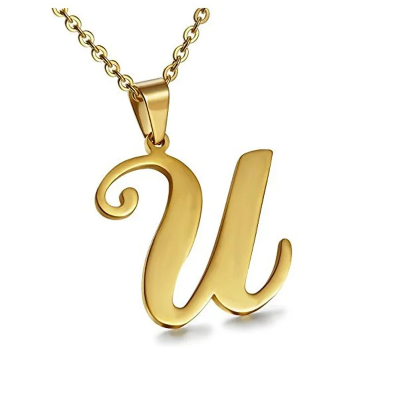 Custom Gold Plated 26 Alphabet Letters 