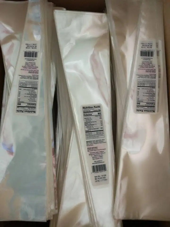 Custom Printed Logo Cellophane Polybag Packaging Clear Plastic Opp Poly