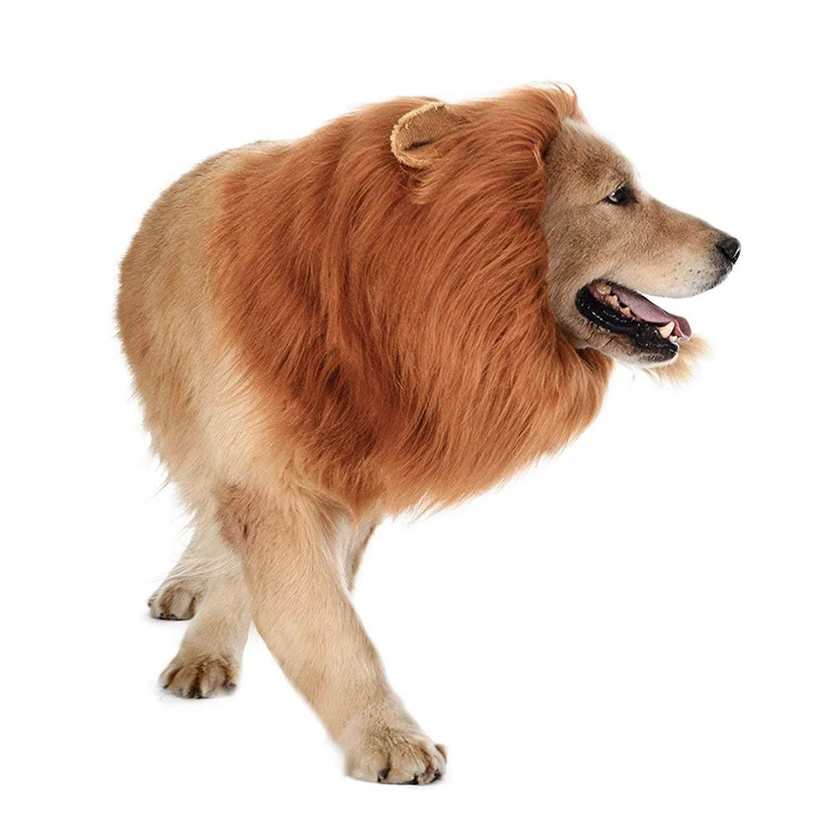 Hot Sale Festival Party Brown Lion Mane Hair Wig Pet Dog Costume Buy Dog Costume Dog Costume Wig Dog Costume Lion Wig Product On Alibaba Com