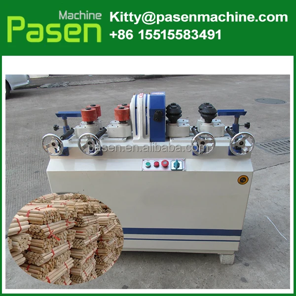 Wooden Handle Making Machine Wood Brush Stick Machine Round Wood Rod Machine