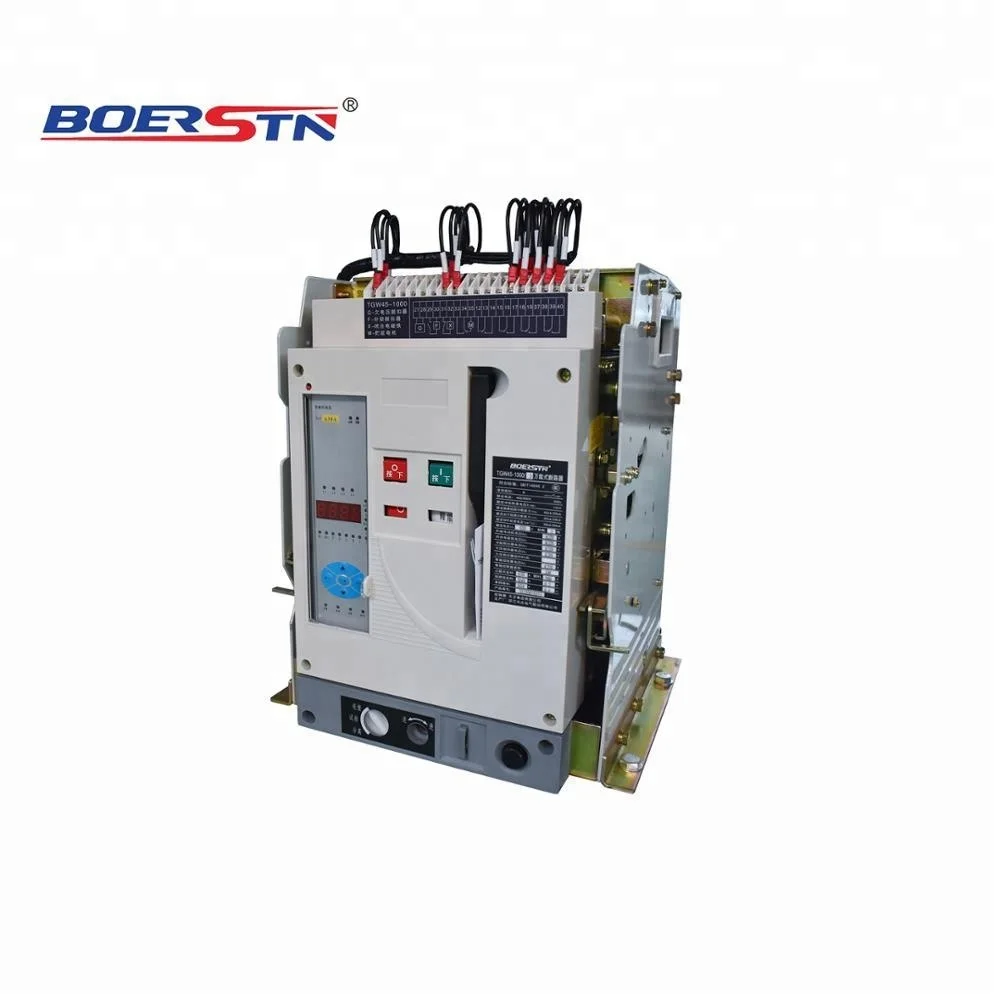Low Voltage ACB Intelligent Air Circuit Breaker 3pole 4pole 6300A 5000A 4000A 3600A 3200A 2500A 2000A 1600A 1250A 1000A 12 63