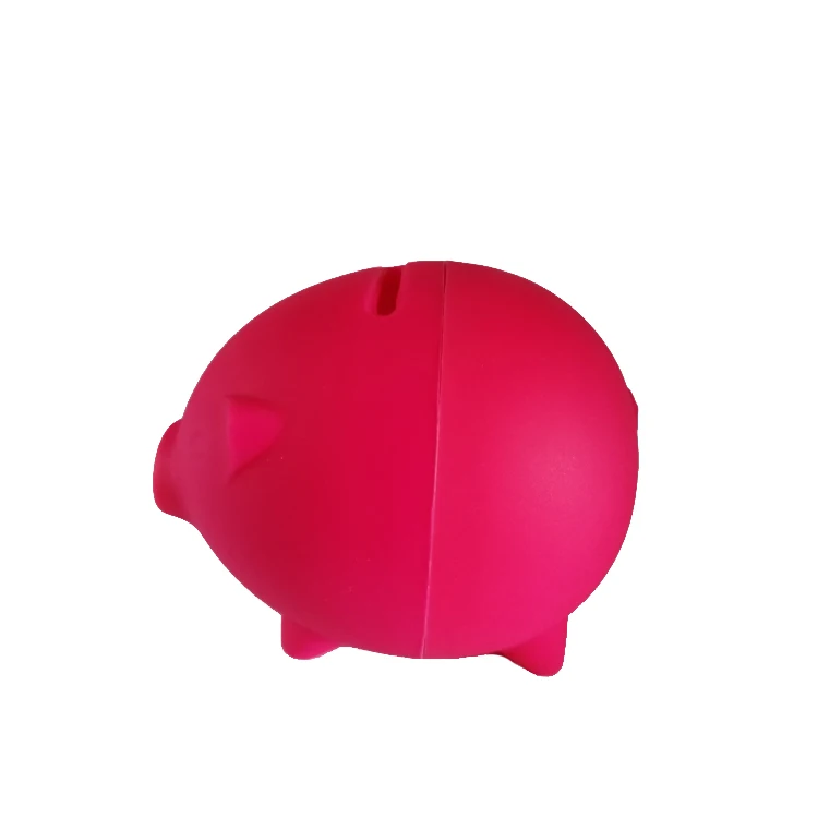 
 Новая силиконовая свинья копилка Детская копилка силиконовые поделки маленькие подарки  