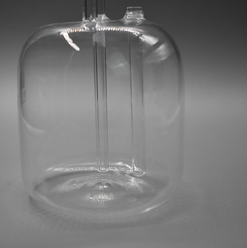 Заполните химическую бутылку кварцевого барботера высокого давления POCl3/контейнер кварцевого высокоочищающего для химических веществ