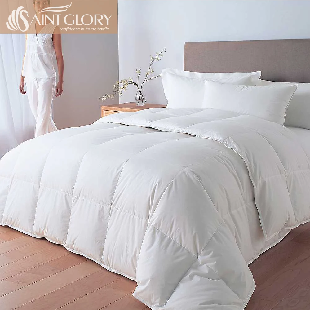 NATURAL HUNGARIAN WHITE FEATHER AND DOWN BED DUVET QUILT BEDDING 15 TOG HOT 