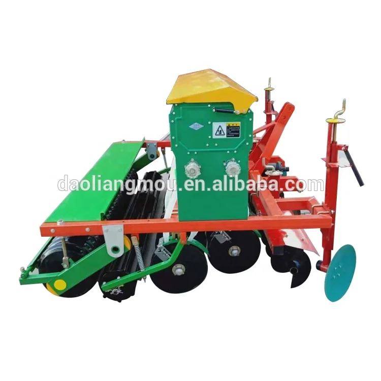 Stepless Speed Change 14 Row Pasure Grass Seeder with Double Disc Seed Drill Machine