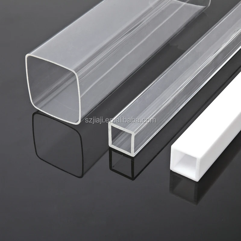 Plastic Acrylic Perspex Rod & Tube Clear Round Square Bar Hollow Tubular Pipe 