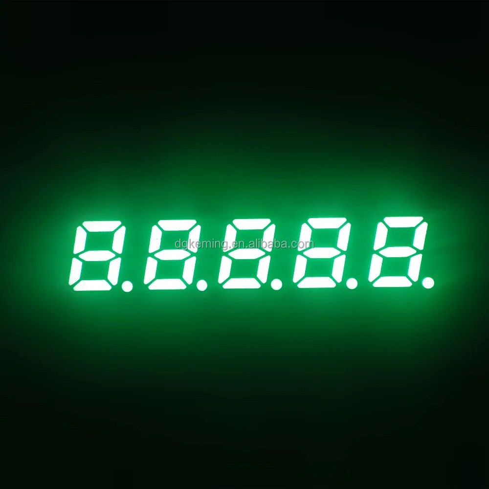 ミニ7セグメントLEDディスプレイ5桁、LED 7セグメントディスプレイ