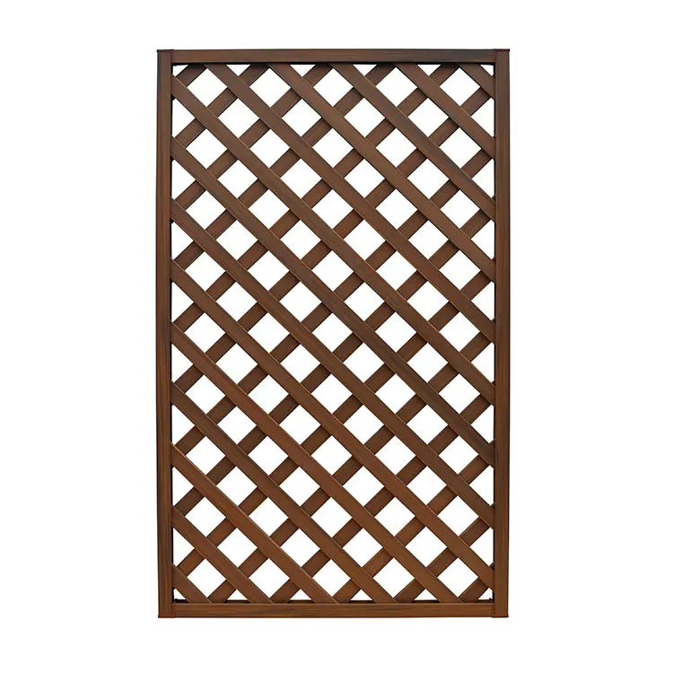 Eco Friendly DIY Various Colors PVC Wooden Door Wood Plastic Lattice