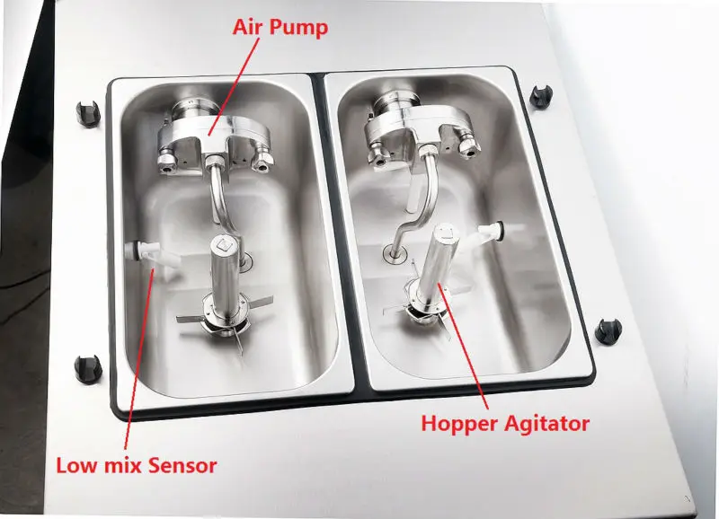 SPACE 6240A Soft Ice Cream Machine with Air Pump (CE ETL