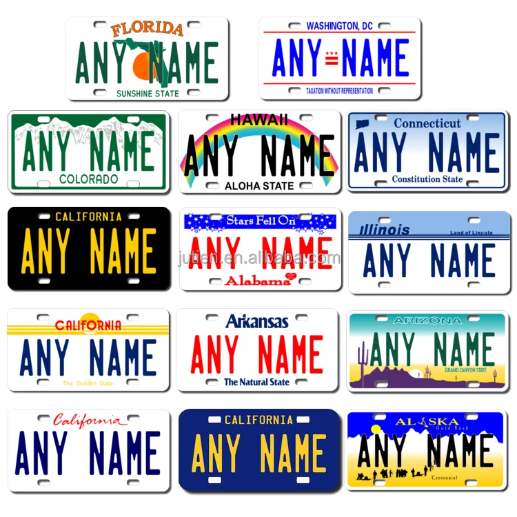 Personalized Ohio License Plate For Bicycles, Kid's Bikes, Carts, Cars...