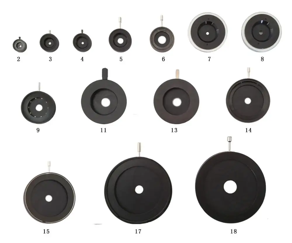 Диафрагма радужной оболочки микроскопа с регулируемой диафрагмой