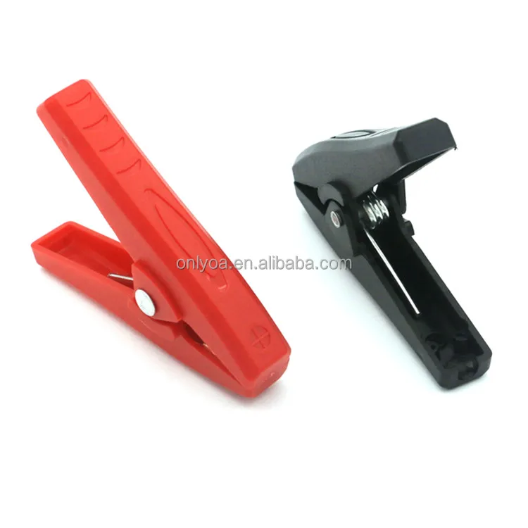 Изолированный зажим крокодил для автомобильного аккумулятора 90 мм 100