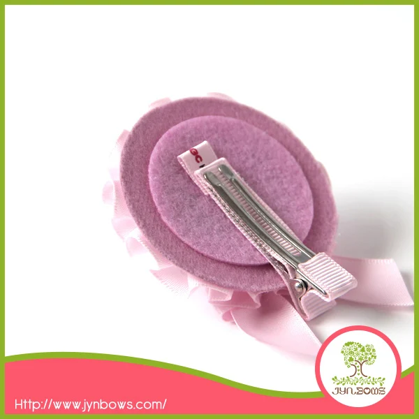 Розовые маленькие головные уборы лента с цветами аксессуары для волос головной убор зажимом детей