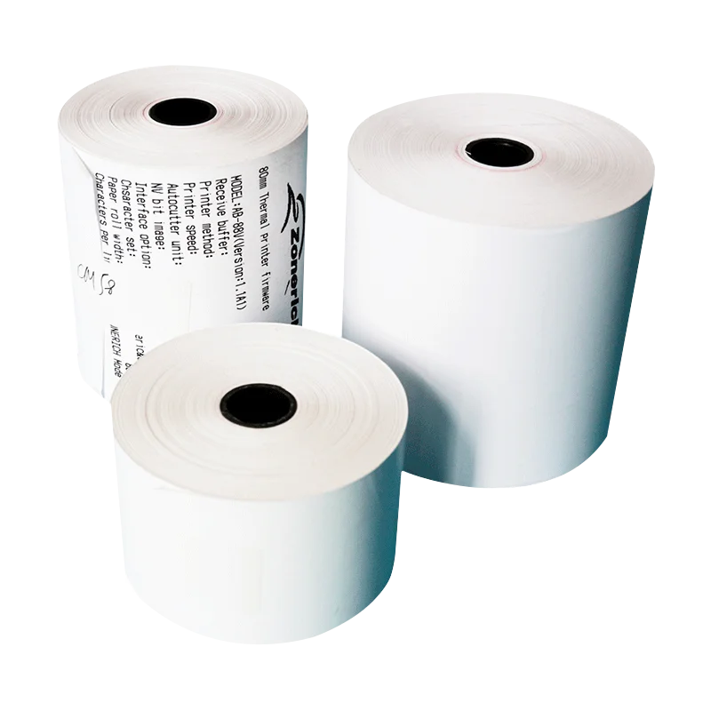 Cash Register Thermal Paper Rolls White Malaysia Korea China Customized Printing Gel Hot Wood Thermal Paper Roll