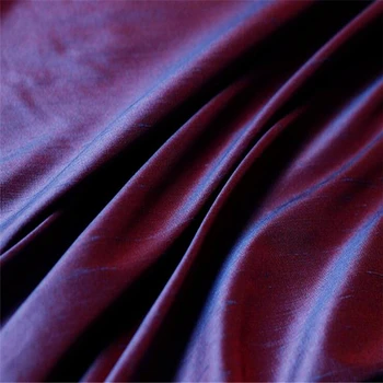 In Stock 140CM Width Dupion Silk Fabric Dyed Silk Fabric 100% Silk Pure for Clothing Women Dress