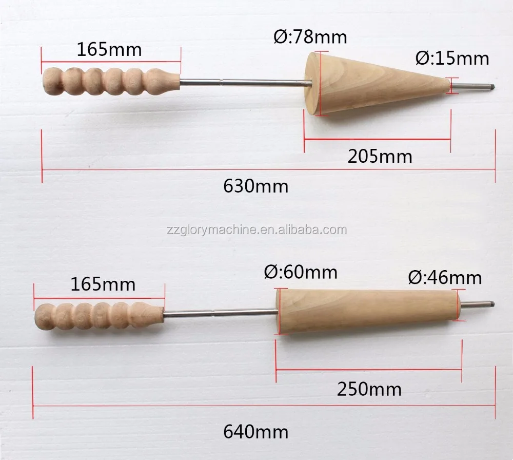 Ролики для выпечки тортов нового типа Kurtos Kalacs
