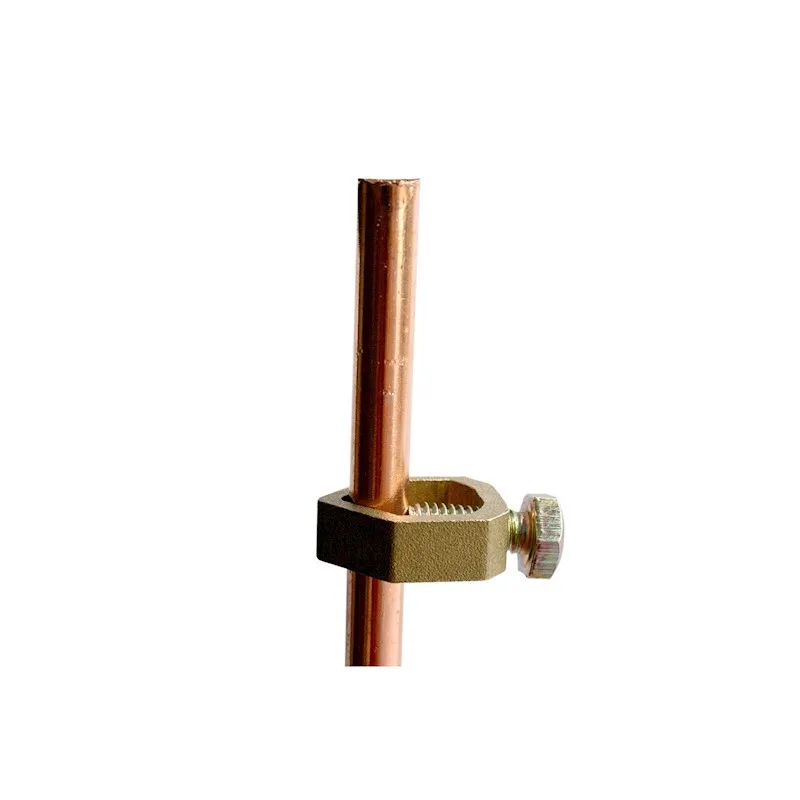 Kupfer-Erdungsset Für Generator & Elektrozaun – Mit Flexibler Krokodilklemme Und Ösen Für 1,5–10 Mm²