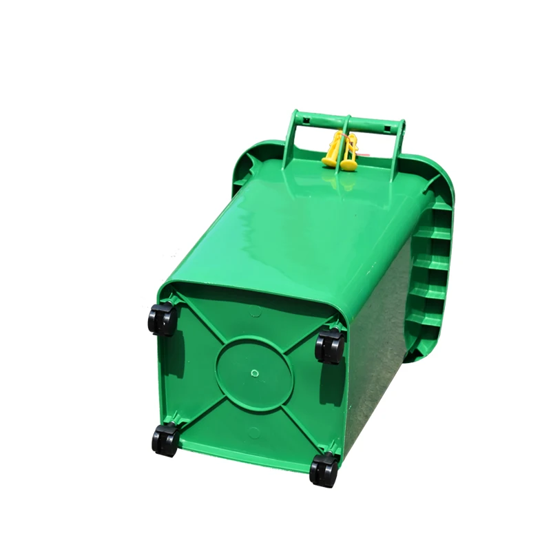 Source Stocked fiberglass big capacity 50L plastic waste can trash bin with  foot pedal on m.