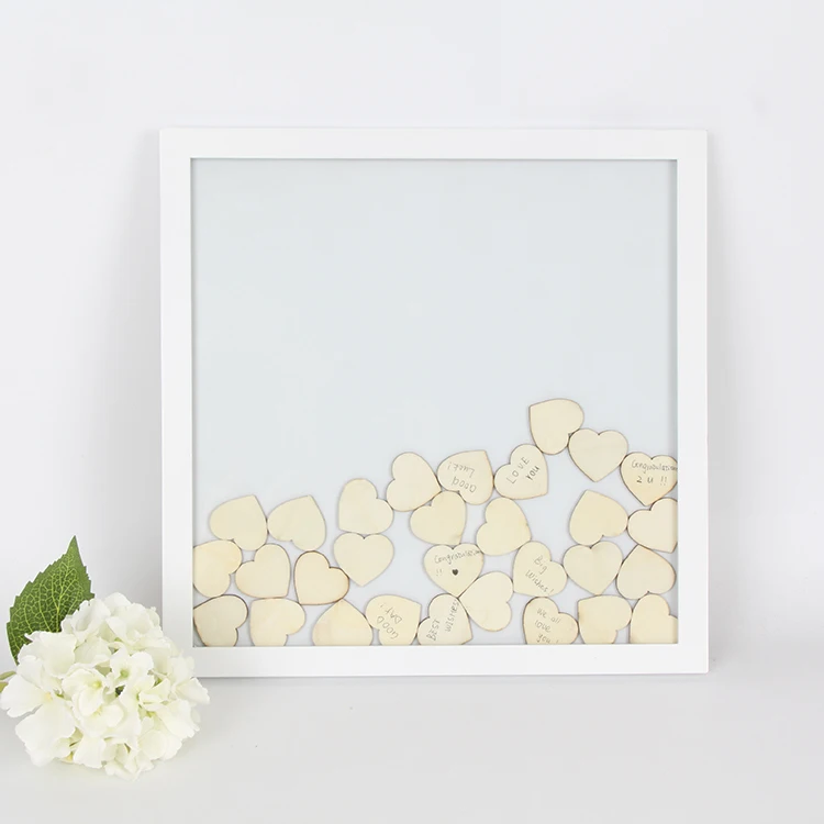 Деревянная Гостевая книга в деревенском стиле, коробка с откидной крышкой, знак в форме сердца мистер, миссис, подпись, свадебное украшение, гостевая книга, альтернативная рамка в форме сердца