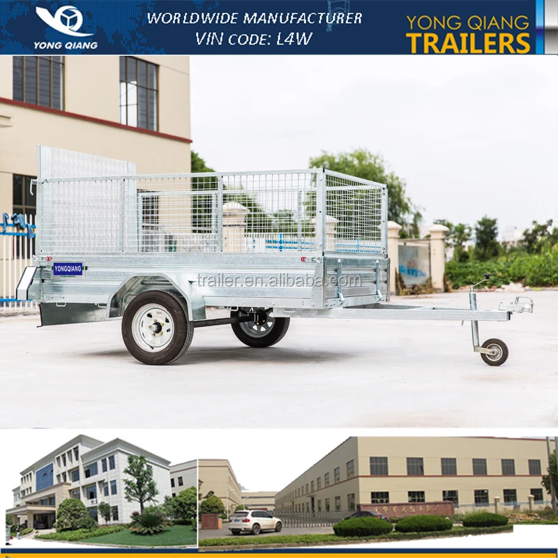 8x5 4x6 5x7 3x5 4x7 Aluminium Ramp Cage Box Utility ATV Trailer