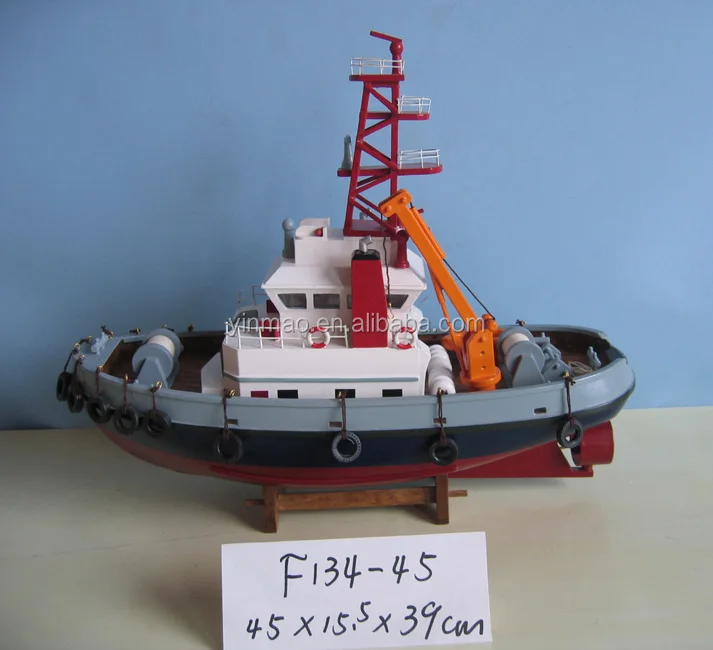 木製タグボートモデル 45x15 5x39cm バージ船モデル 牽引ボート複製モデル 海洋手作り船モデル Buy ミニチュア船モデル 木材工芸シップモデル はしけモデル Product On Alibaba Com