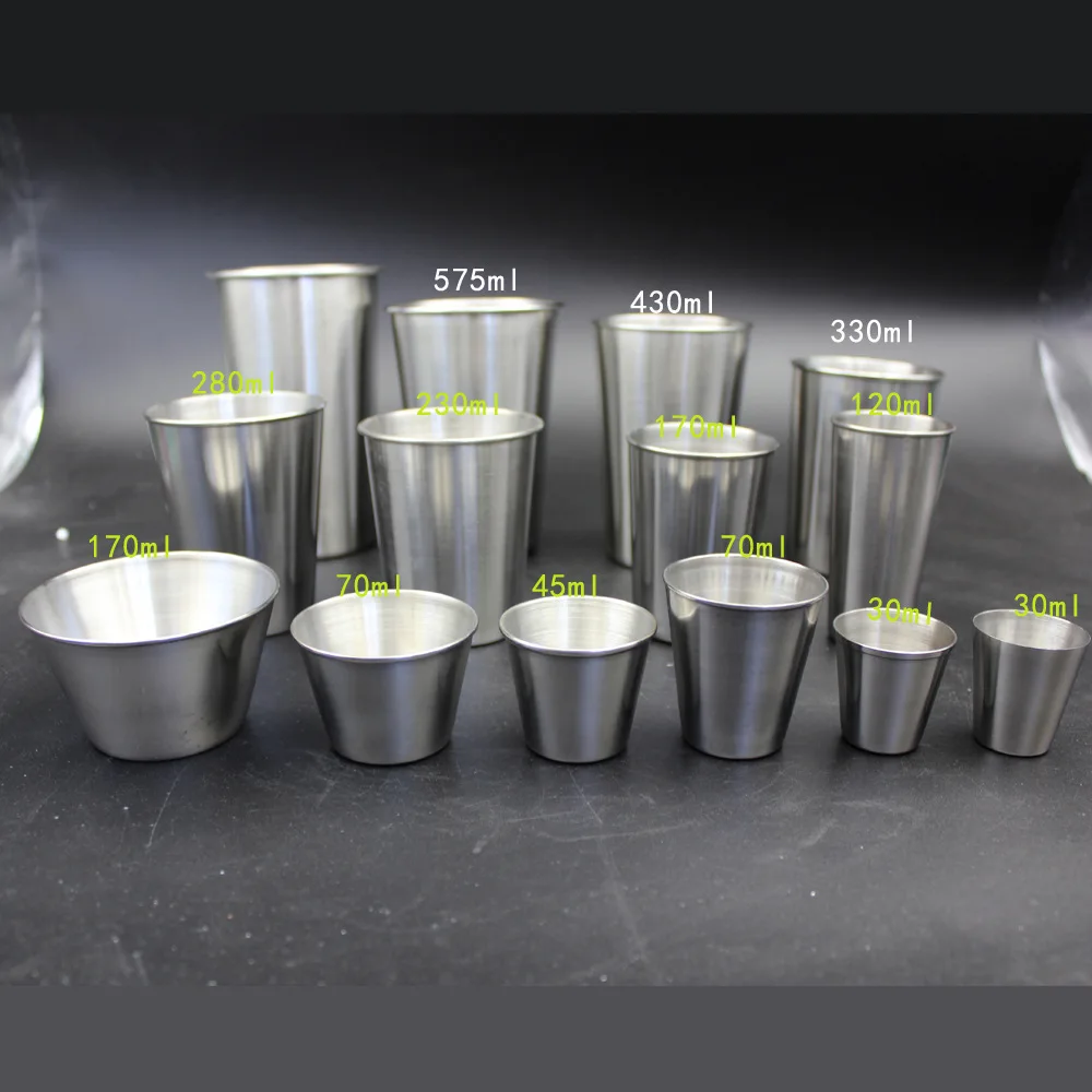 10 oz insulated plastic tumblers or glasses set of 4 Stainless Steel Cup 10oz 4-Pack Set, Set of Cups main image 1
