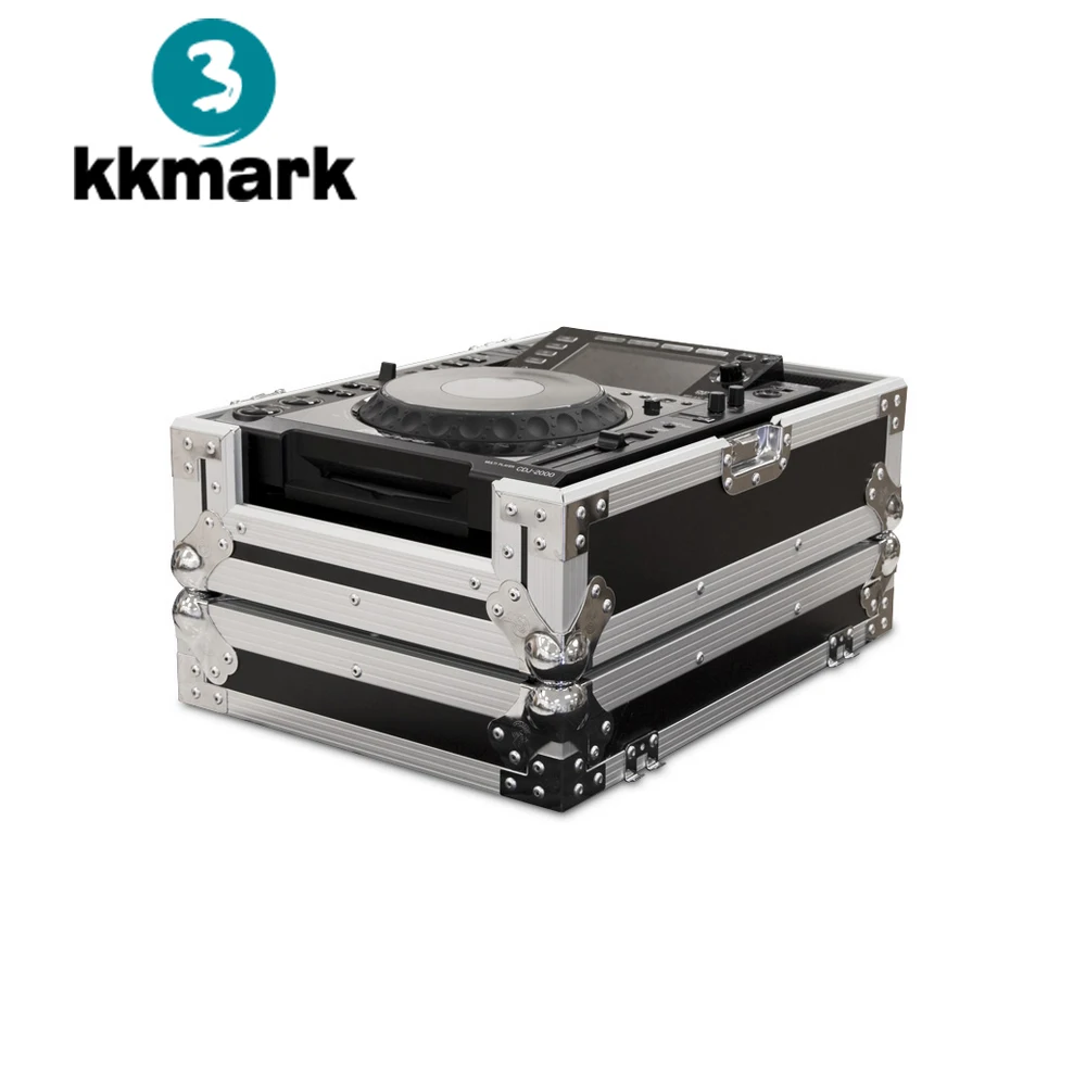 Pioneer CDJ 2000 Nexus Flight Case - Silver & Black KKMark Storage