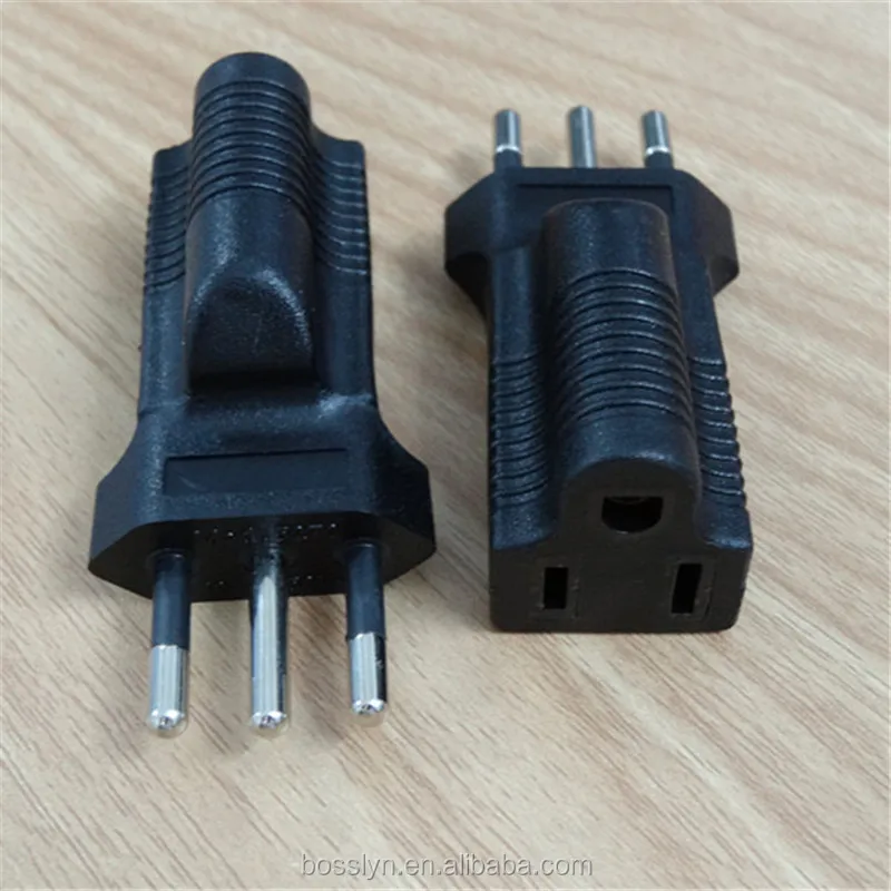 Usa Nema 5 15r Receptacle To Italy Cei 23 16 3 Prong Italy Power Plug Adapter Buy Usa To Italy Plug Adapter 5 15r Receptacle To Italy Cei 23 16 3 Prong Italy Power Plug Adapter Product