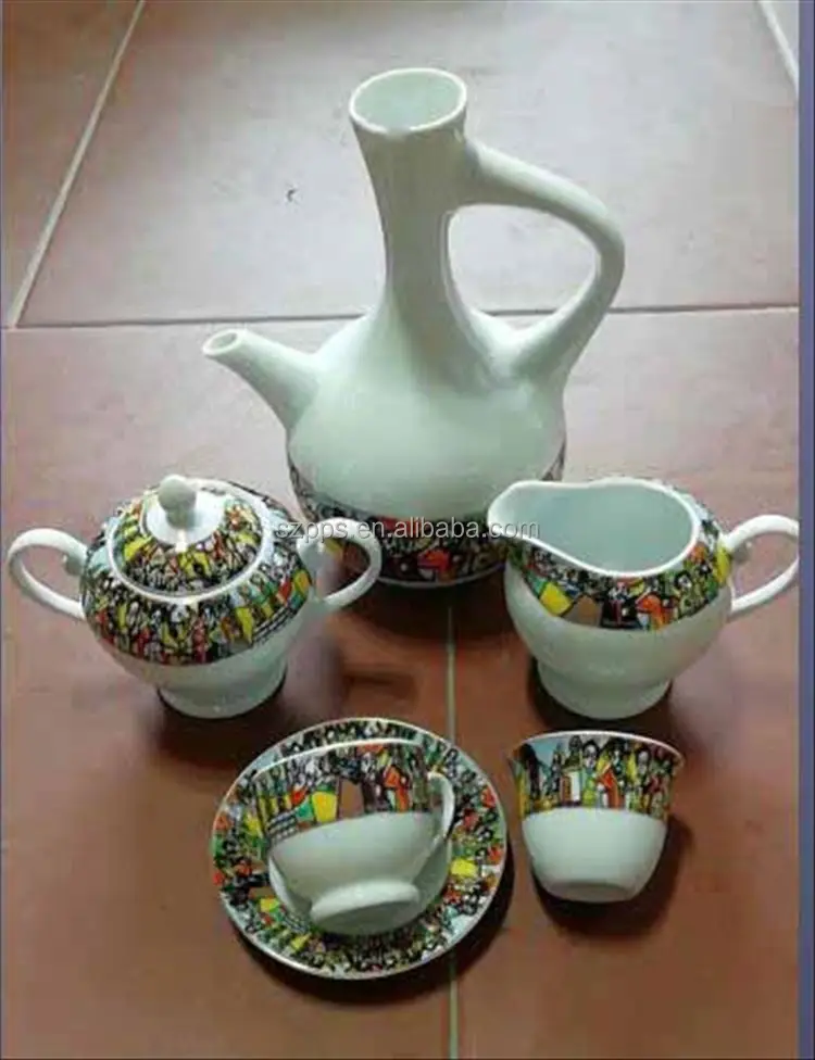 エチオピア コーヒー コーヒーポット ジャバナ コーヒカップセット