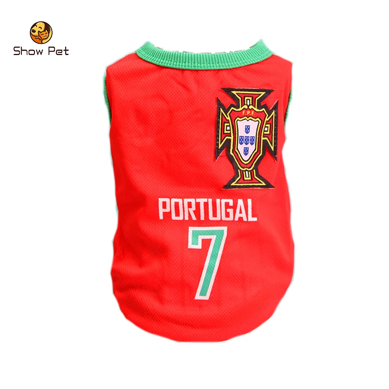 Опт Кубок мира футбол собака рубашка жилет спортивная