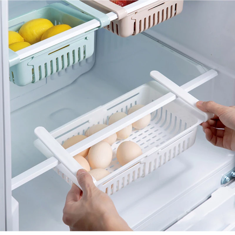 Mini ABS Slide Kitchen Fridge Freezer Space Saver Organization Storage –  greenjungle