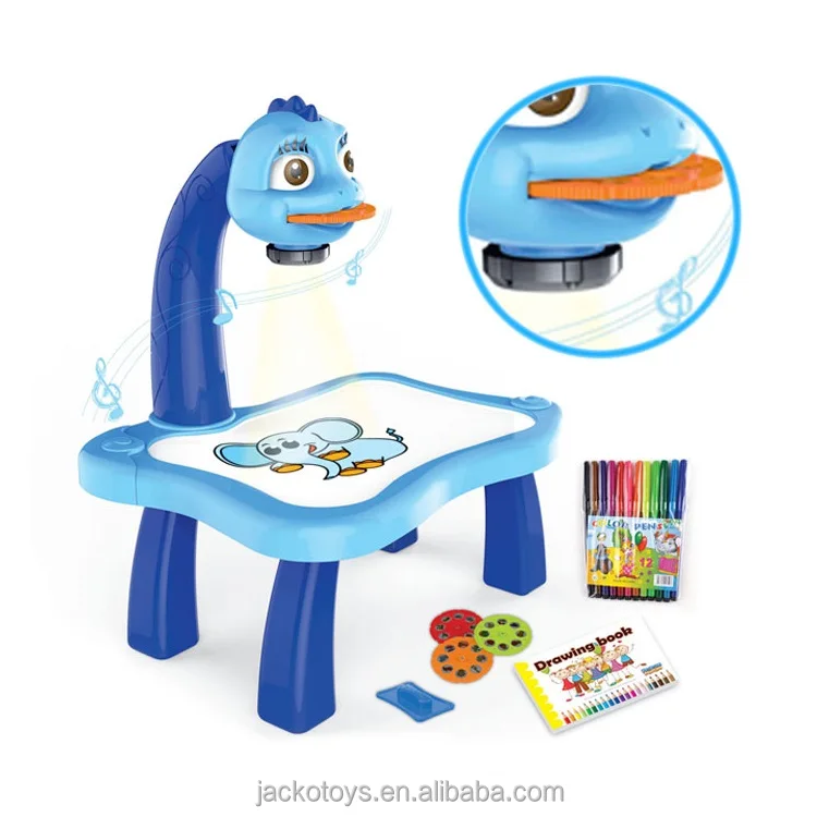 Cartoon Kids Education Drawing Set Projector Painting Toys for Kids