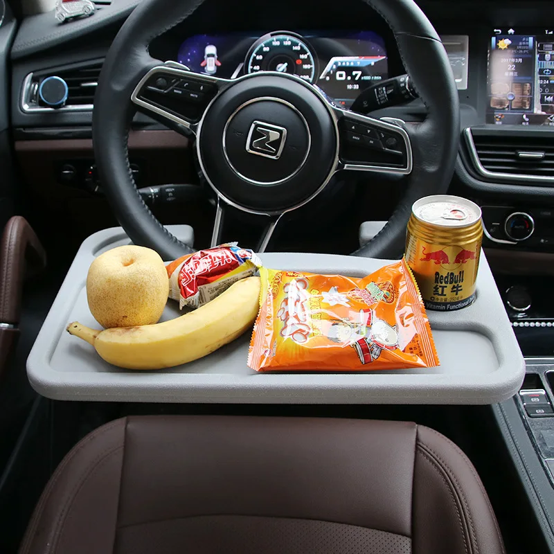 Factory Direct Sales ABS Car Drink Holder Steering Wheel Desk Tray Table Interior Parts Kit for Car Interior Styling