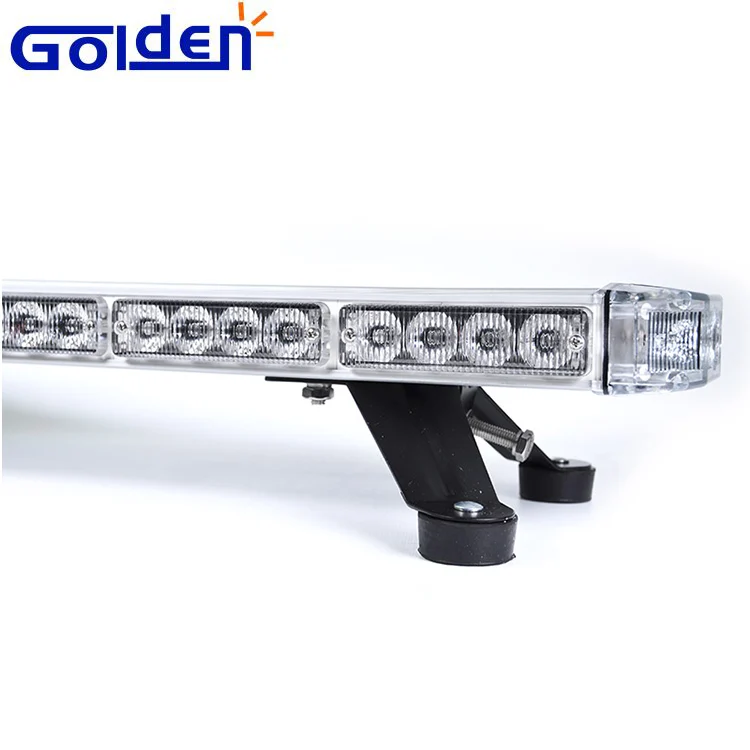Низкопрофильный светильник на крышу, желтый аварийный сигнализатор, световая балка для плуга, экипировщика, строительного автомобиля, 48 дюймов
