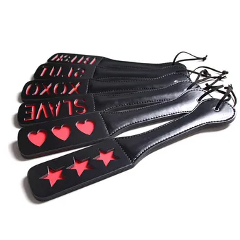 Sex Toys Lingerie Women Leather Slave Spank Paddle Beat Submissive Bdsm