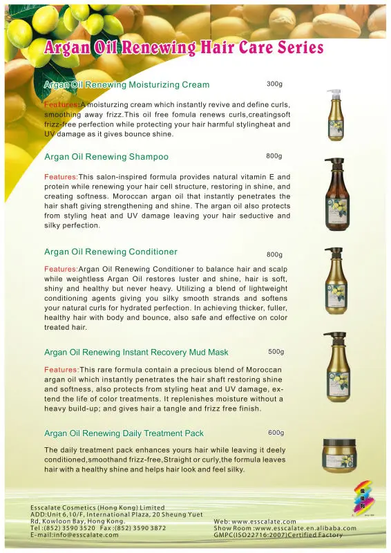 Kharisma Voltage Argan Oil Hair Care Renewing Daily Hair Treatment