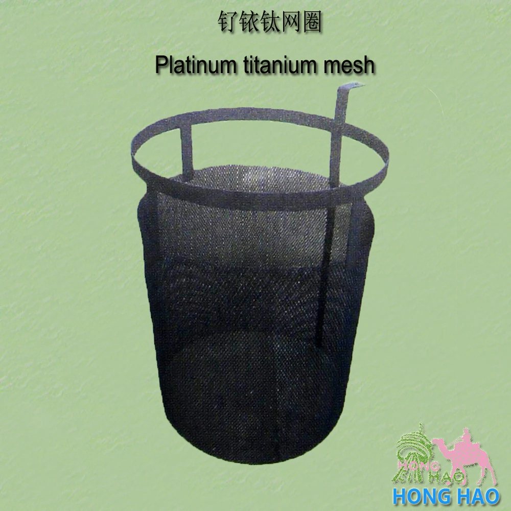 Supply titanium anodized titanium anode blue titanium connecting bags