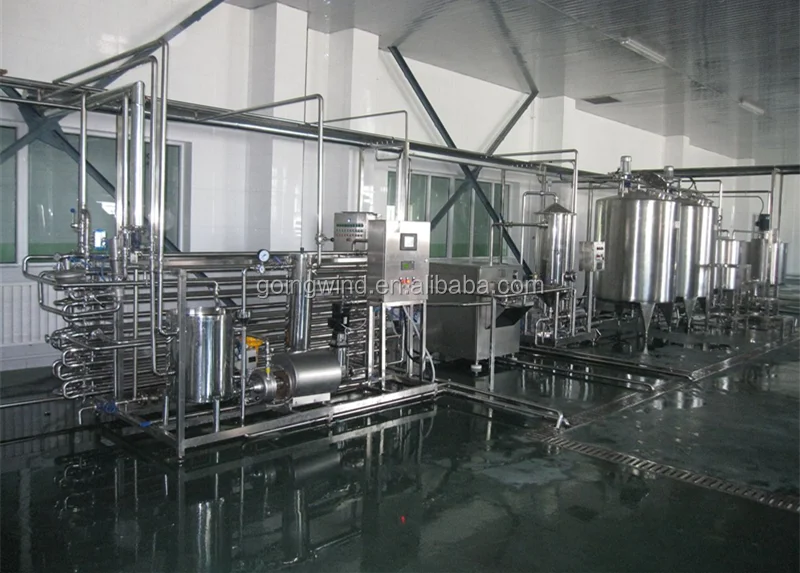 Good Price Automatic Mini Dairy Processing Plant Equipment Auto 100l/h 500l/h Pasteurized Milk Mini Lab Equipments for Sale