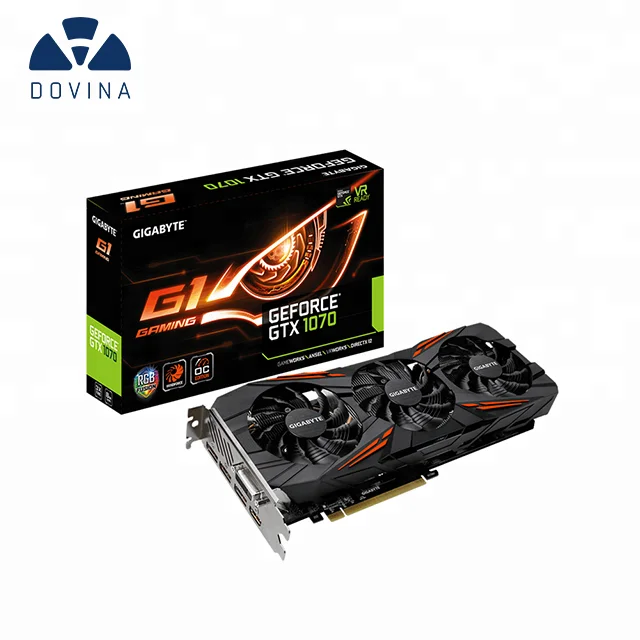 
 Видеокарта Gigabyte GTX1070 8 ГБ для игровой машины для майнинга  