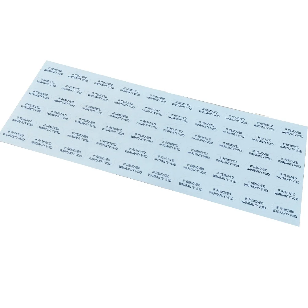 Custom Void Fragile Sticker Do Not Accept if Seal Is Broken Sticker Warranty Sticker Void if Tampered