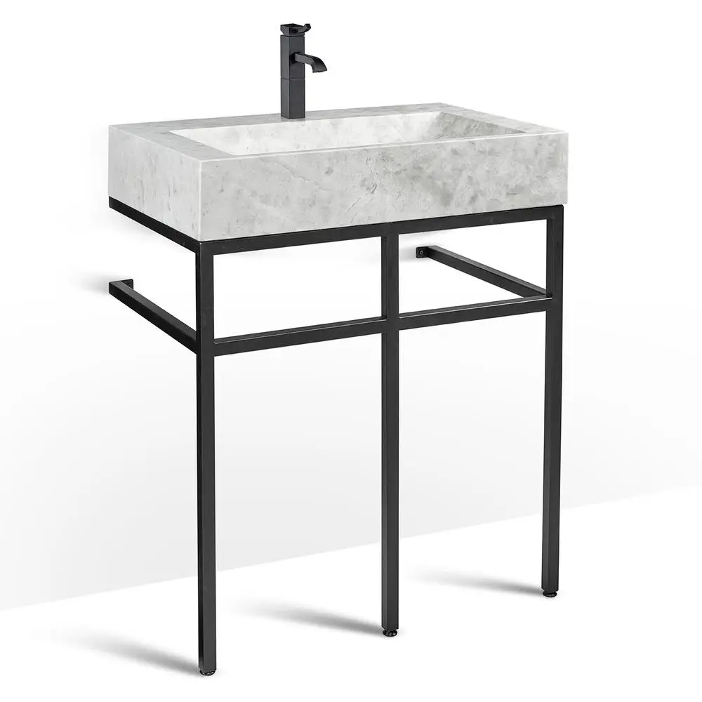 Stone Top Black Metal Vanity Base Buy Vanity Base